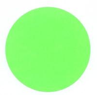 Etiket 65 mm rond fluor groen 1000 rol