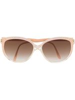 Balenciaga Pre-Owned lunettes de soleil à monture ronde (années 1980) - Rose - thumbnail