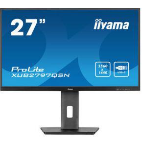 iiyama ProLite XUB2797QSN-B1 computer monitor 68,6 cm (27") 2560 x 1440 Pixels Wide Quad HD LED Zwart