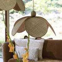 Light & Living Hanglamp 'Lavrio' Webbing, 60cm - thumbnail