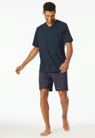 Schiesser Schiesser Pyjama Short navy 181153 50/M