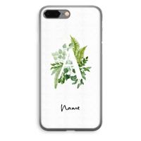 Green Brush: iPhone 8 Plus Transparant Hoesje