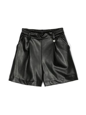 Monnalisa short en coton - Noir