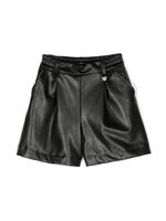 Monnalisa short en coton - Noir