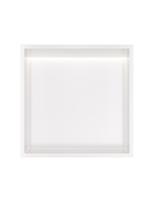 Hotbath &MORE Inbouwnis 30x30x10cm met LED IP44 Mat Wit