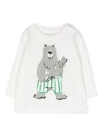 Stella McCartney Kids t-shirt en coton à imprimé graphique - Blanc