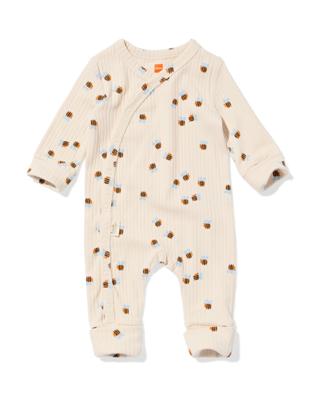 HEMA Newborn boxpakje LENZING™ ECOVERO™-(viscose) rib bijtjes ecru (ecru)