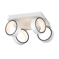 EGLO Albariza Spot - 4 lichts - LED - Wit, Chroom - thumbnail