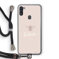 Be(e) kind: Samsung Galaxy A11 Transparant Hoesje met koord