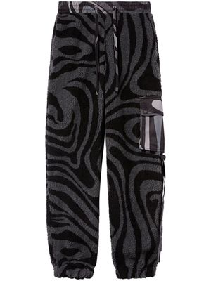 PUCCI pantalon de jogging à imprimé - Noir
