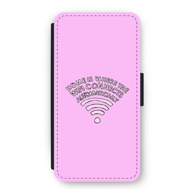 Home Is Where The Wifi Is: iPhone 12 Pro Flip Hoesje