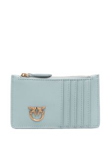 PINKO porte-cartes Love en cuir - Bleu