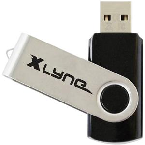 xlyne 177562-2 USB flash drive 16 GB USB Type-A 2.0 Zwart, Zilver