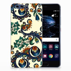 Siliconen Hoesje Huawei P10 Plus Barok Flower