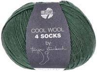 Lana Grossa Cool Wool 4 Socks Uni 7702 Grijsgroen - thumbnail