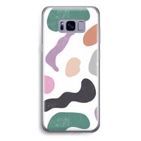 Memphis Shapes: Samsung Galaxy S8 Plus Transparant Hoesje