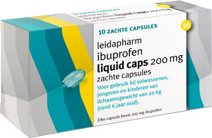 Leidapharm Ibuprofen 200mg Liquid Capsules