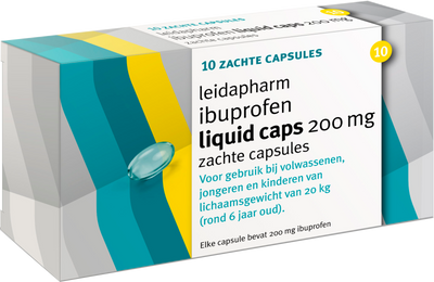Leidapharm Ibuprofen 200mg Liquid Capsules
