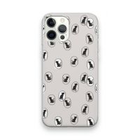 Miauw: iPhone 12 Pro Max Transparant Hoesje