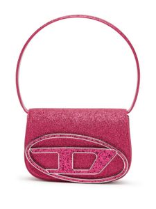 Diesel sac porté épaule 1DR à paillettes - Rose