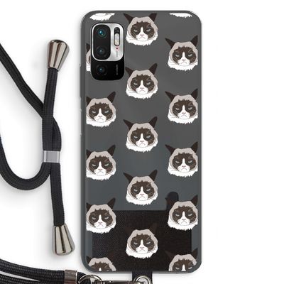 It's a Purrr Case: Xiaomi Redmi Note 10 5G Transparant Hoesje met koord