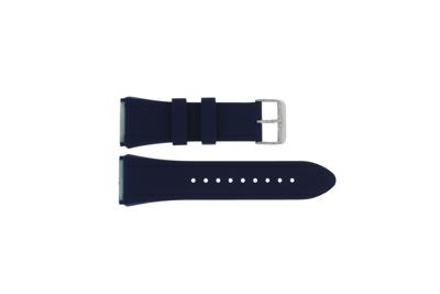 Horlogeband Guess W1049G1 / Legacy Rubber Blauw 27mm