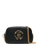 Roberto Cavalli sac porté épaule Mirror Snake - Noir