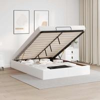 Bedframe zonder matras 140x200 cm kunstleer wit