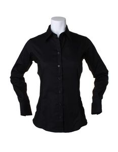 Kustom Kit K702 Women`s Tailored Fit Corporate Oxford Shirt Long Sleeve