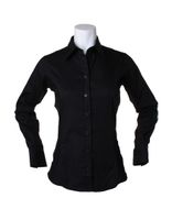 Kustom Kit K702 Women`s Tailored Fit Corporate Oxford Shirt Long Sleeve - thumbnail