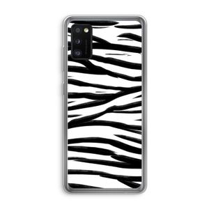 Zebra pattern: Samsung Galaxy A41 Transparant Hoesje