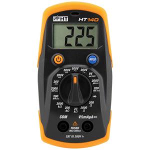 HT Instruments HT14D Multimeter Digitaal CAT II 600 V, CAT III 300 V Weergave (counts): 2000