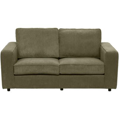 Leen Bakker - Bank Stuttgart 2-zits - Olijf - Stof - Groen - 94x170x80 Cm