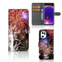 OPPO Find X5 Pro | Wallet Case | met Pasjes | Vuurwerk