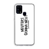 Neuters: Samsung Galaxy M31 Transparant Hoesje Neuters: Samsung Galaxy M31 Transparant Hoesje