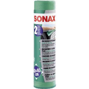 Sonax 416541 PLUS Innen & Scheibe Microvezeldoek 2 stuk(s) (l x b) 40 cm x 40 cm