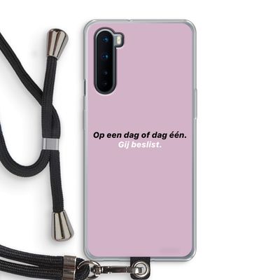 gij beslist: OnePlus Nord Transparant Hoesje met koord