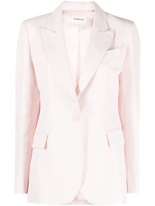 P.A.R.O.S.H. blazer boutonné à revers pointus - Rose