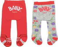 Zapf Creation Baby Born Maillot Trend 2-pack: rood/grijs