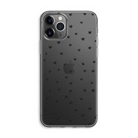 Kleine kattenkopjes: iPhone 11 Pro Max Transparant Hoesje