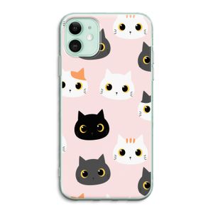 Katten: iPhone 11 Transparant Hoesje