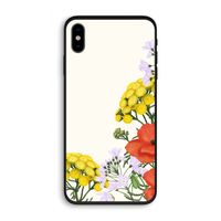 Wilde bloemen: iPhone X Biologisch afbreekbaar hoesje