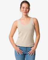 HEMA Damessinglet Carry jersey zand (zand)