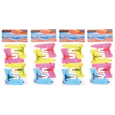 5x Waterpistool/waterpistolen 4-pack 11 cm