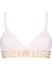 Versace soutien-gorge à bords Greca - Rose