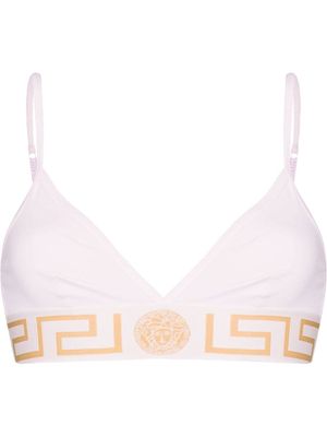 Versace soutien-gorge à bords Greca - Rose