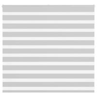 VidaXL Zebra rolgordijn 165x100 cm stofbreedte 160,9 cm lichtgrijs