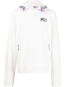 Fila hoodie à logo brodé - Blanc