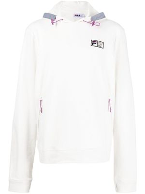 Fila hoodie à logo brodé - Blanc