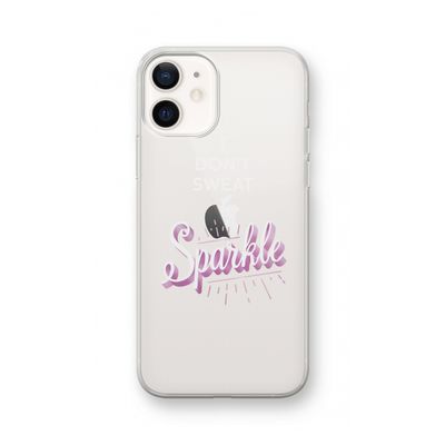 Sparkle quote: iPhone 12 Transparant Hoesje